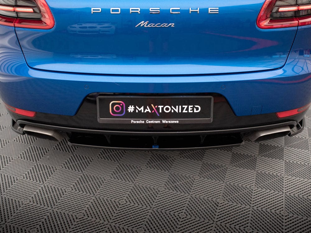 Maxton Design Central Rear Splitter Porsche Macan Mk1 Maxton Design SR