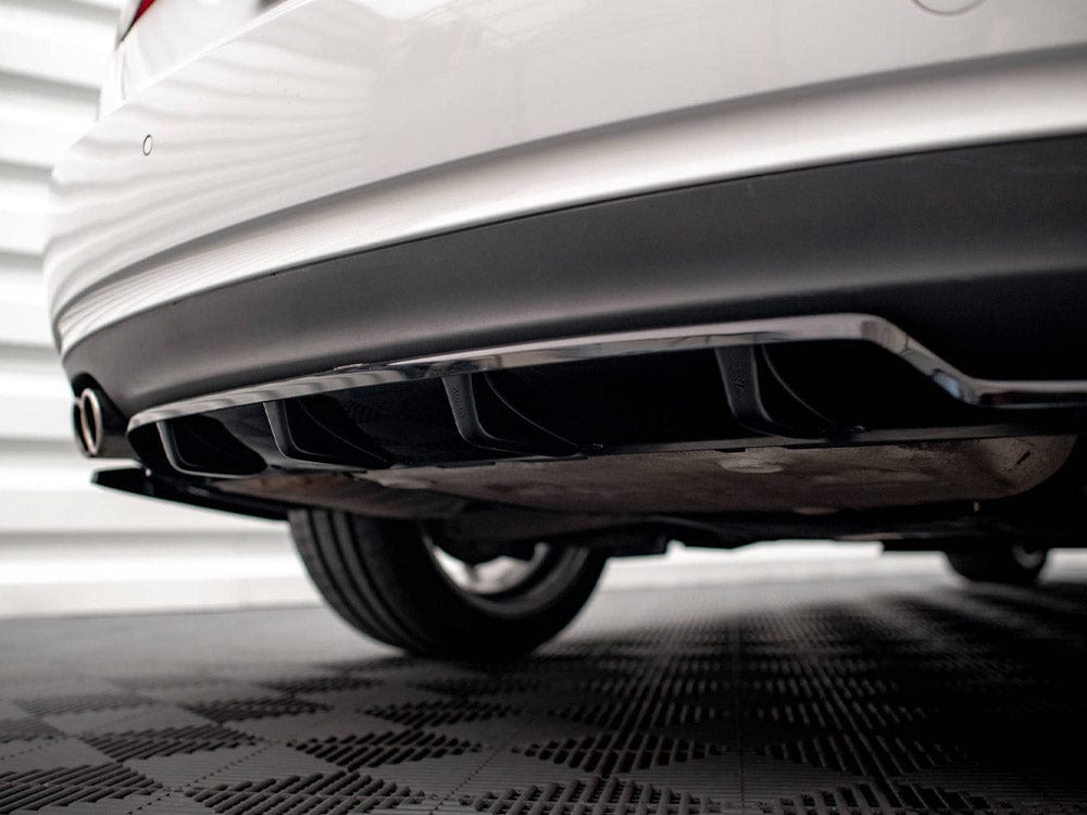 Maxton Design Central Rear Splitter (Vertical Bars) Audi A5 Coupe 8T Facelift Maxton Design SR
