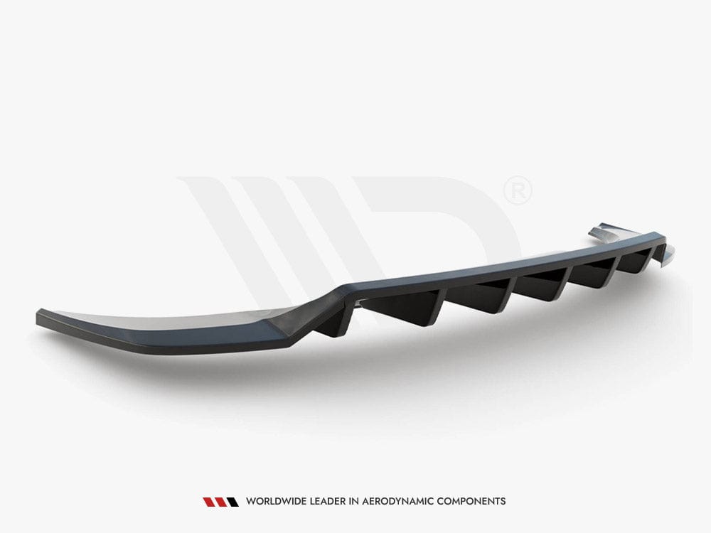 Maxton Design Central Rear Splitter (Vertical Bars) Audi Q3 S-Line F3 Maxton Design SR