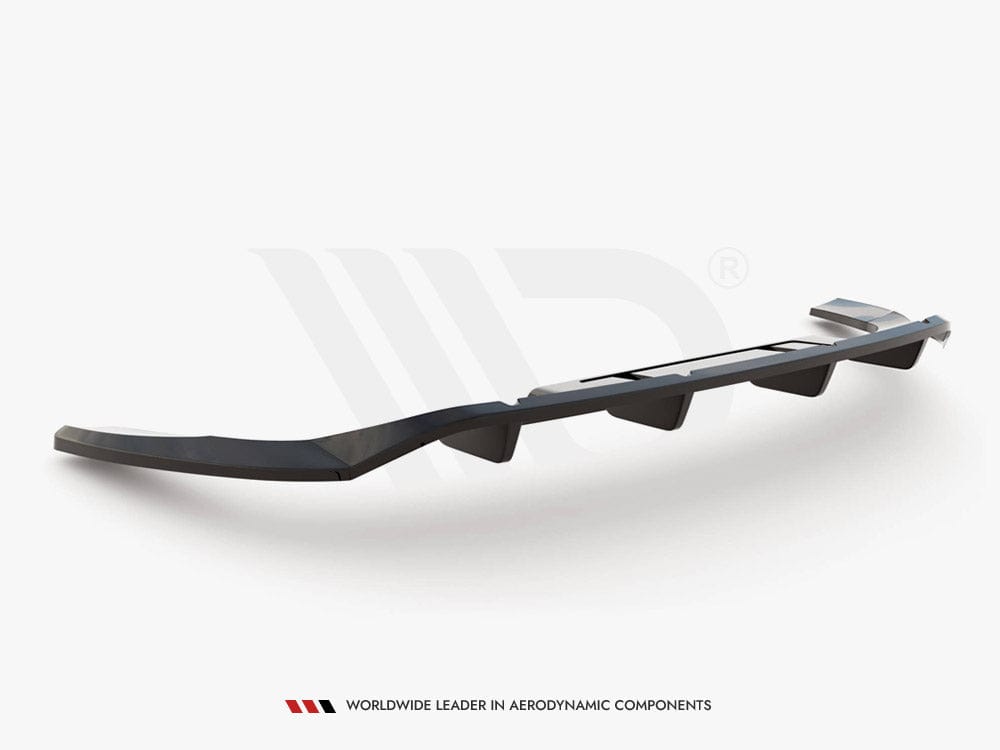Maxton Design Central Rear Splitter (Vertical Bars) Audi Q4 e-Tron Sportback Mk1 Maxton Design SR
