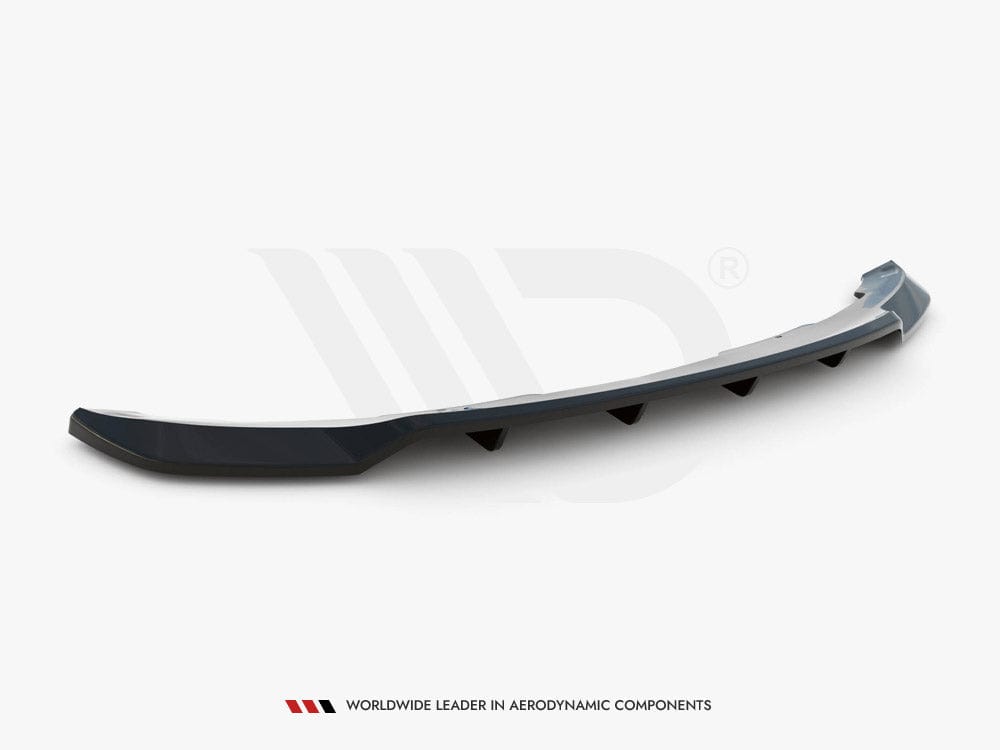 Maxton Design Central Rear Splitter (Vertical Bars) BMW I3 Mk1 Facelift 2017-2022 Maxton Design SR
