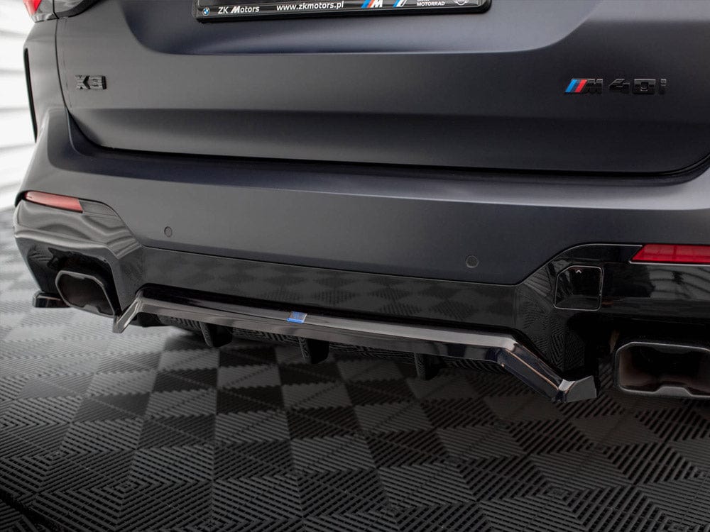 Maxton Design Central Rear Splitter (Vertical Bars) BMW X3 M-Pack G01 Facelift Maxton Design SR