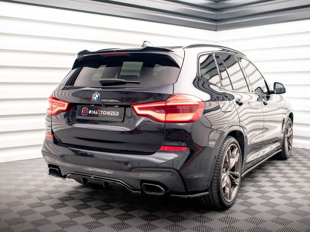 Maxton Design Central Rear Splitter (Vertical Bars) BMW X3 M40i / M40d G01 Maxton Design SR
