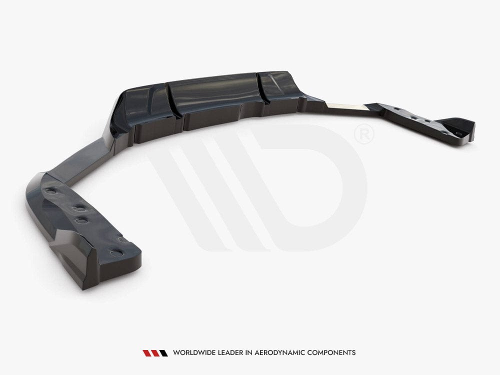 Maxton Design Central Rear Splitter (Vertical Bars) BMW X6 M F96 Maxton Design SR