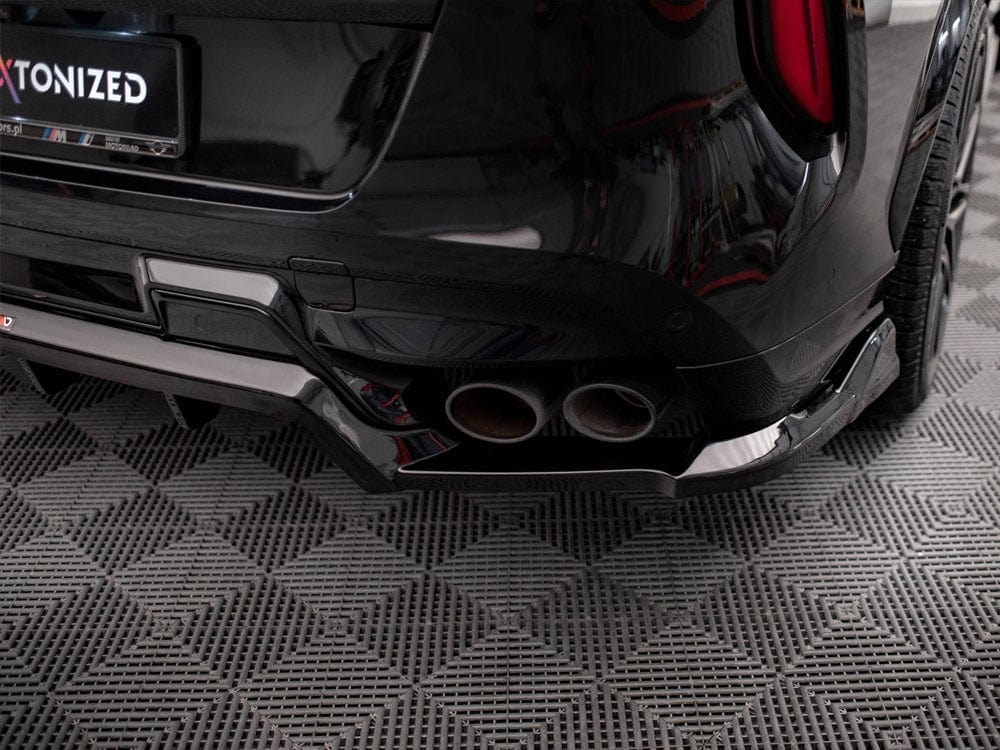 Maxton Design Central Rear Splitter (Vertical Bars) BMW X6 M F96 Maxton Design SR