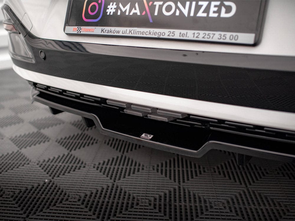 Maxton Design Central Rear Splitter (Vertical Bars) Kia EV6 GT-Line Mk1 Maxton Design SR