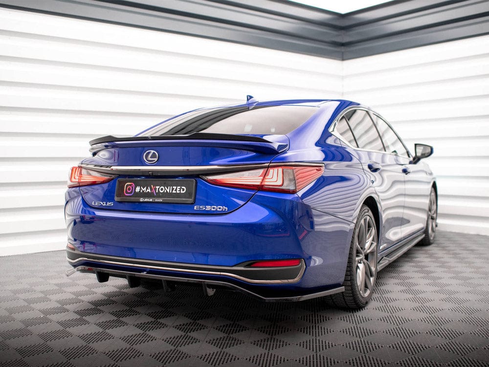 Maxton Design Central Rear Splitter (Vertical Bars) Lexus ES F Sport Mk7 Maxton Design SR