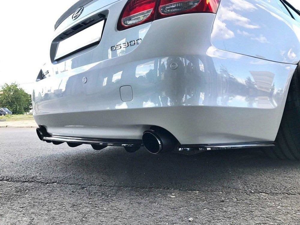 Maxton Design Central Rear Splitter (Vertical Bars) Lexus GS 300 Mk3 Facelift Maxton Design SR