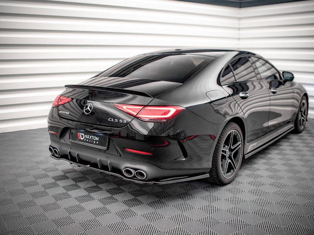Maxton Design Central Rear Splitter (Vertical Bars) Mercedes AMG CLS 53 C257 Maxton Design SR