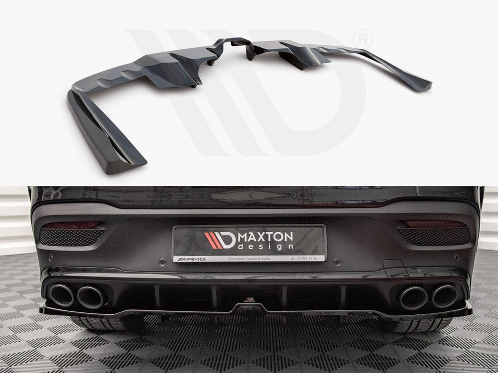 Maxton Design Central Rear Splitter (Vertical Bars) Mercedes AMG GLE Coupe C167 2019- Maxton Design SR