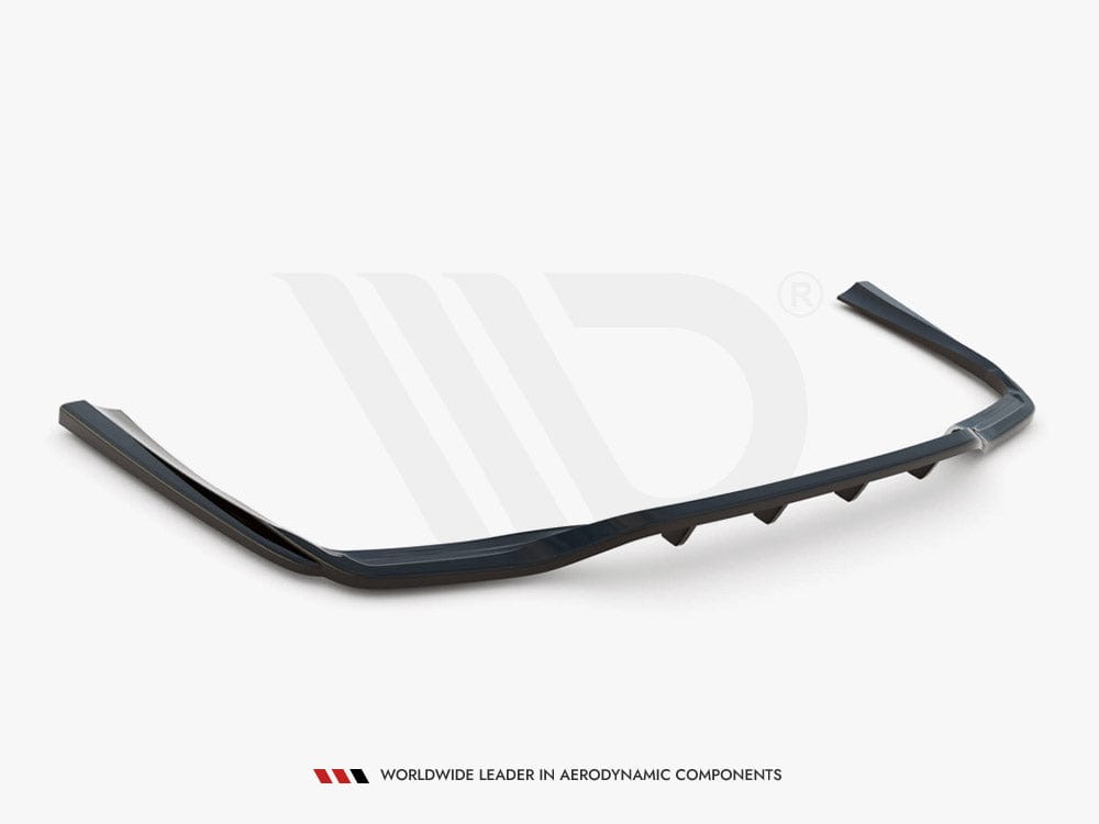 Maxton Design Central Rear Splitter (Vertical Bars) Mercedes C W205 Estate 2014-2018 Maxton Design SR