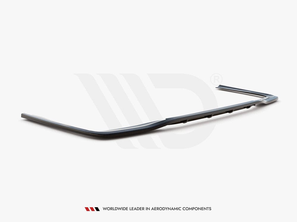 Maxton Design Central Rear Splitter (Vertical Bars) Mercedes E Amg-Line Sedan W212 Facelift 2012-2016 Maxton Design SR