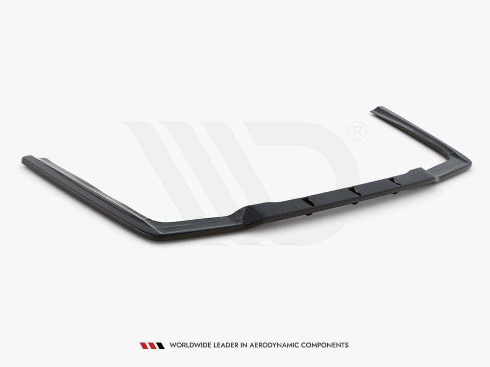 Maxton Design Central Rear Splitter (Vertical Bars) Mercedes E63 AMG Sedan W212 Facelift Maxton Design SR
