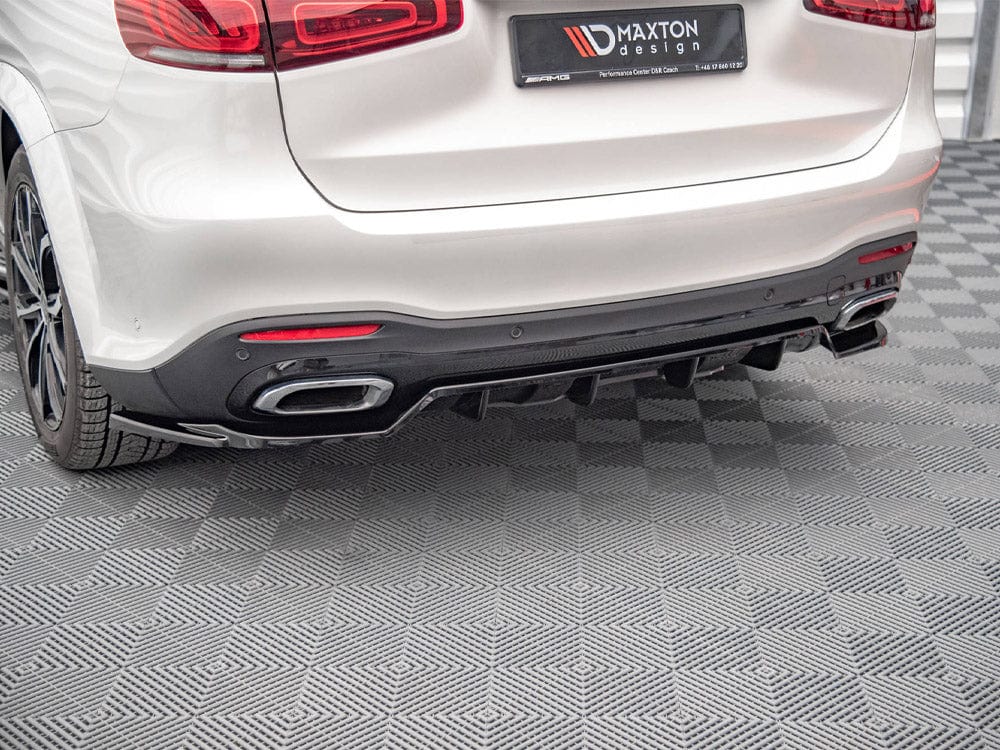 Maxton Design Central Rear Splitter (Vertical Bars) Mercedes GLS Amg-line X167 2019- Maxton Design SR