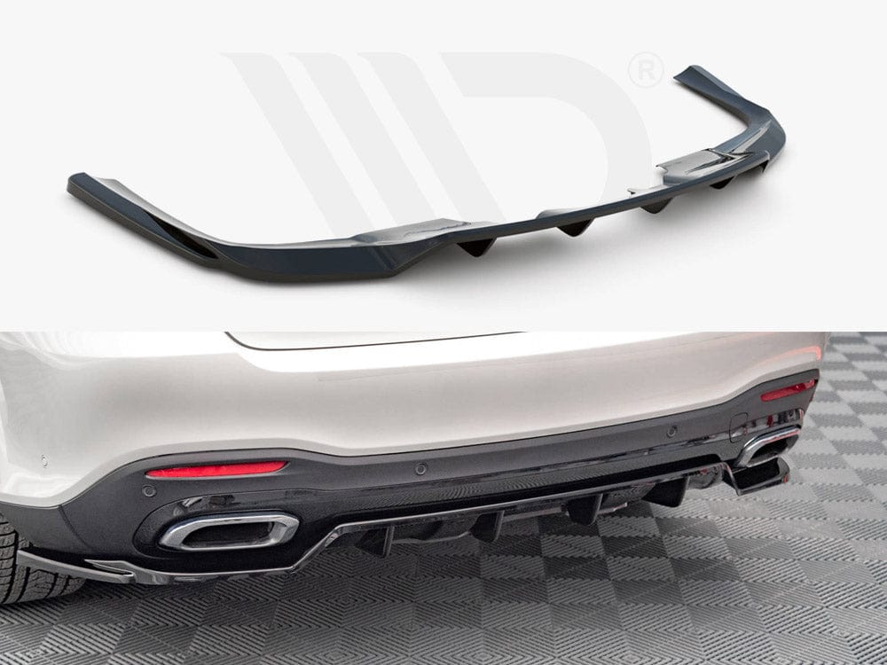 Maxton Design Central Rear Splitter (Vertical Bars) Mercedes GLS Amg-line X167 2019- Maxton Design SR