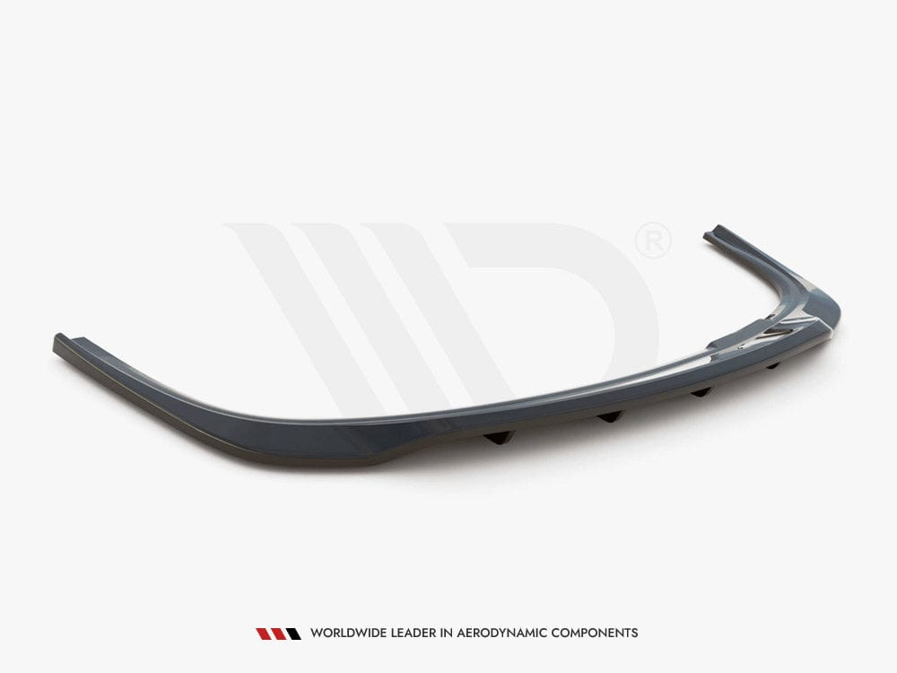 Maxton Design Central Rear Splitter (Vertical Bars) Skoda Fabia Combi MK3 2014-2019 Maxton Design SR
