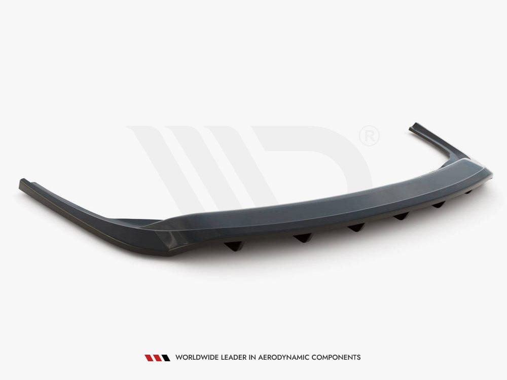 Maxton Design Central Rear Splitter (Vertical Bars) Skoda Fabia Combi MK3 Facelift 2019- Maxton Design SR