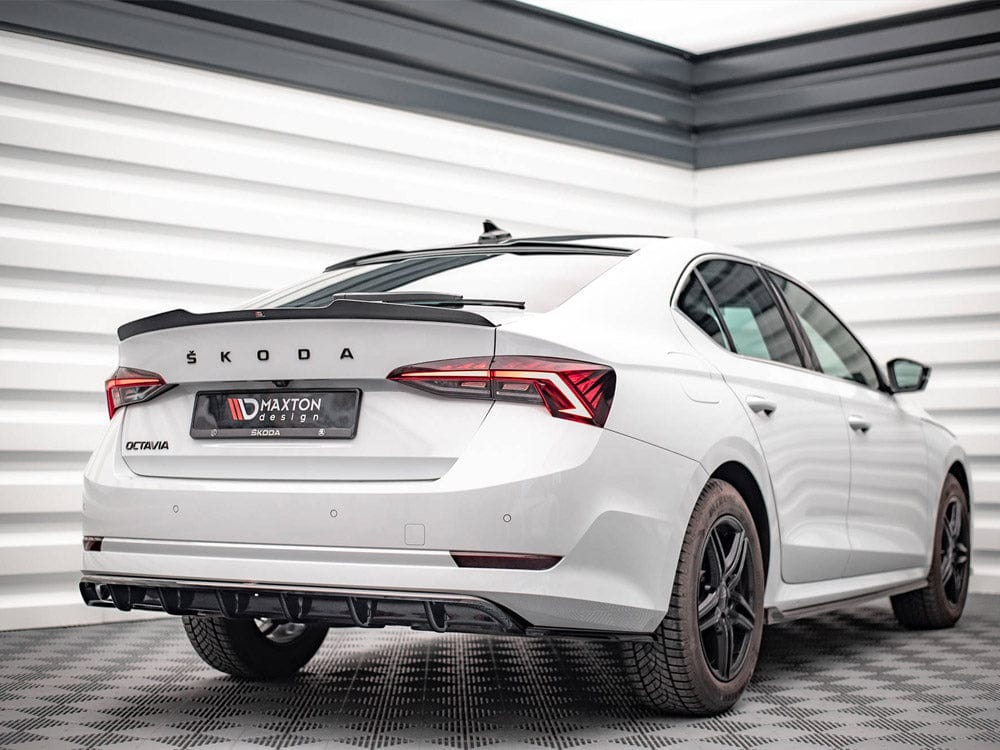 Maxton Design Central Rear Splitter (Vertical Bars) Skoda Octavia Mk4 Maxton Design SR