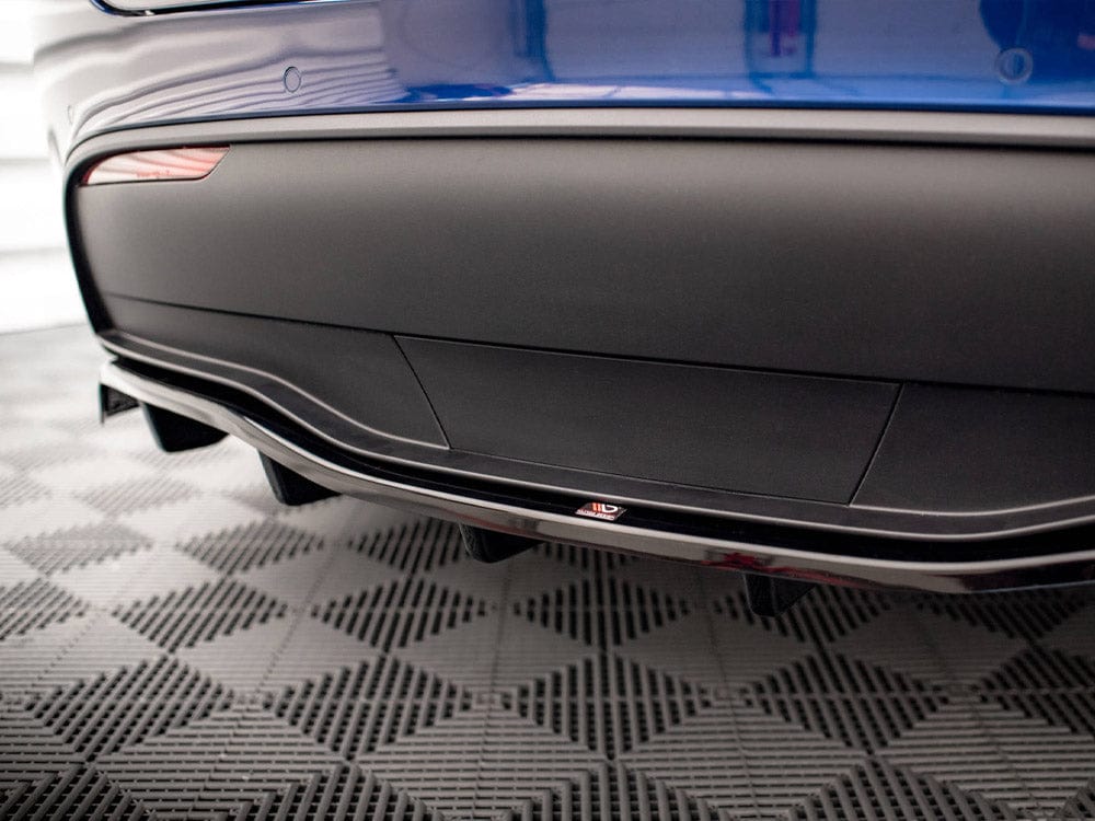Maxton Design Central Rear Splitter (Vertical Bars) Tesla Model Y Maxton Design SR
