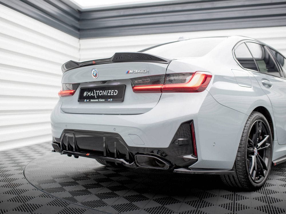 Maxton Design Central Rear Splitter (Vertical Bars) V.1 BMW M340i G20 / G21 Facelift Maxton Design SR