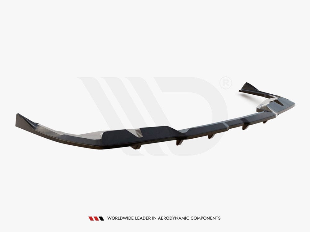 Maxton Design Central Rear Splitter (Vertical Bars) V.2 BMW i4 M-Pack G26 Maxton Design SR