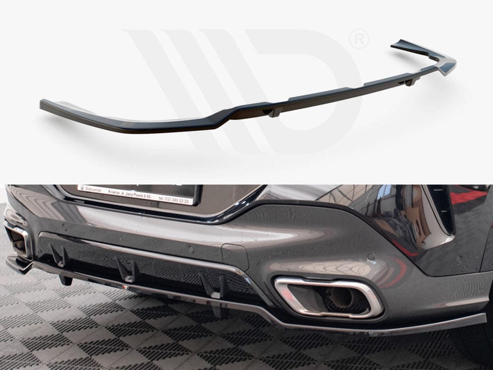 Maxton Design Central Rear Splitter (Vertical Bars) V.3 BMW X6 M-Pack G06 Maxton Design SR