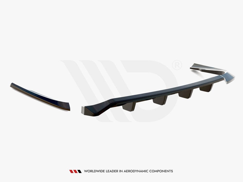 Maxton Design Central Rear Splitter (Vertical Bars) Volvo C70 Mk1 Maxton Design SR