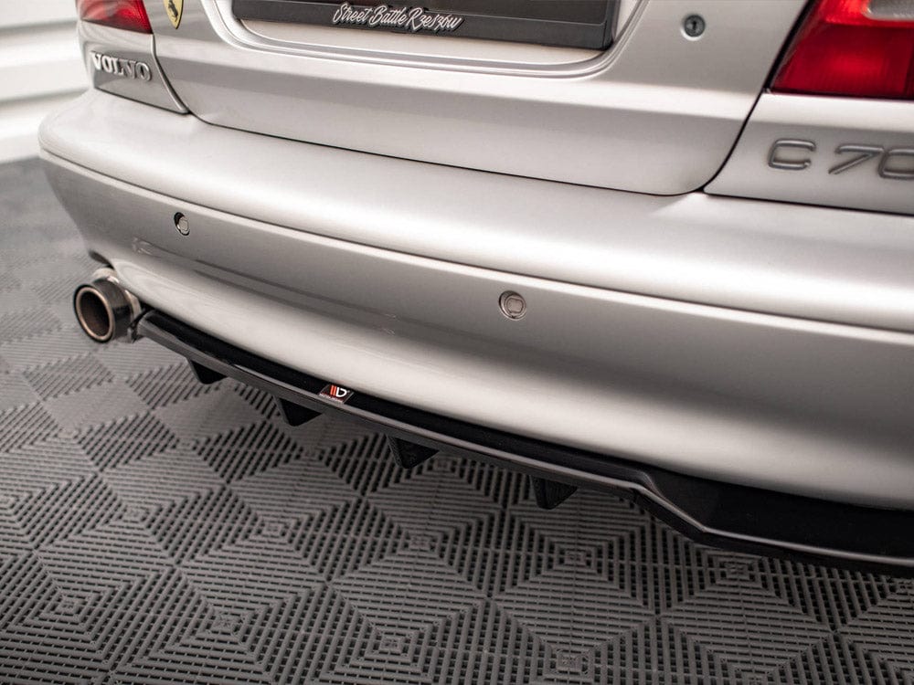 Maxton Design Central Rear Splitter (Vertical Bars) Volvo C70 Mk1 Maxton Design SR