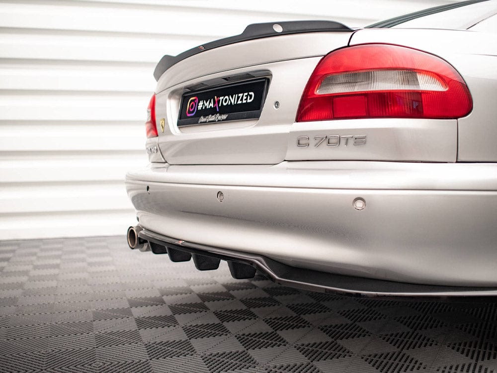 Maxton Design Central Rear Splitter (Vertical Bars) Volvo C70 Mk1 Maxton Design SR