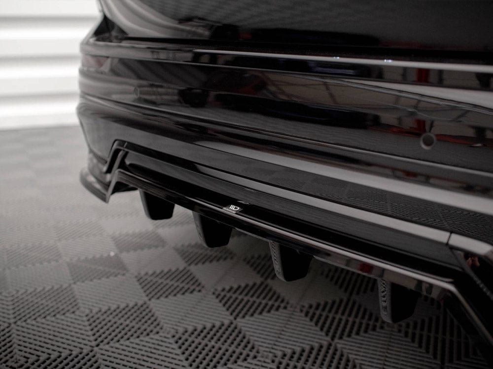 Maxton Design Central Rear Splitter (Vertical Bars) Volvo XC60 R-Design Mk2 Facelift Maxton Design SR