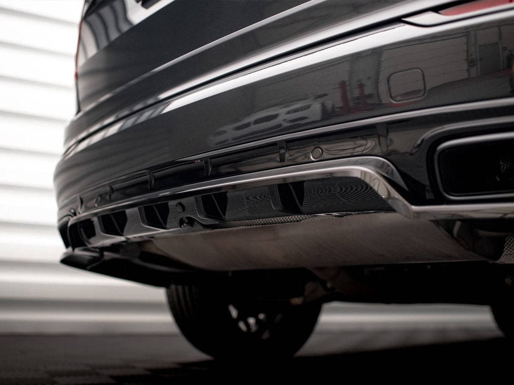 Maxton Design Central Rear Splitter (Vertical Bars) Volvo XC90 R-Design Mk2 Facelift Maxton Design SR