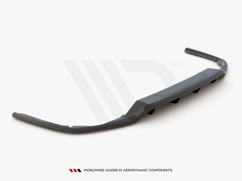 Maxton Design Central Rear Splitter (W/ Vertical Bars) VW Passat B8 2014-2019 Maxton Design SR