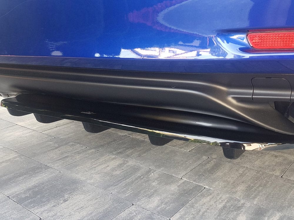 Maxton Design Central Rear Splitter (With Vertical Bars) Lexus RC 2014-UP Maxton Design SR
