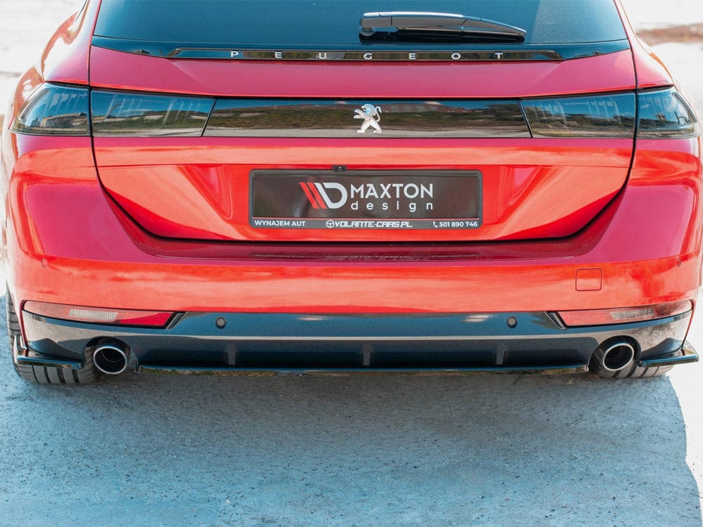 Maxton Design Central Rear Splitter (without Vertical Bars) Peugeot 508 SW MK2 Maxton Design SR