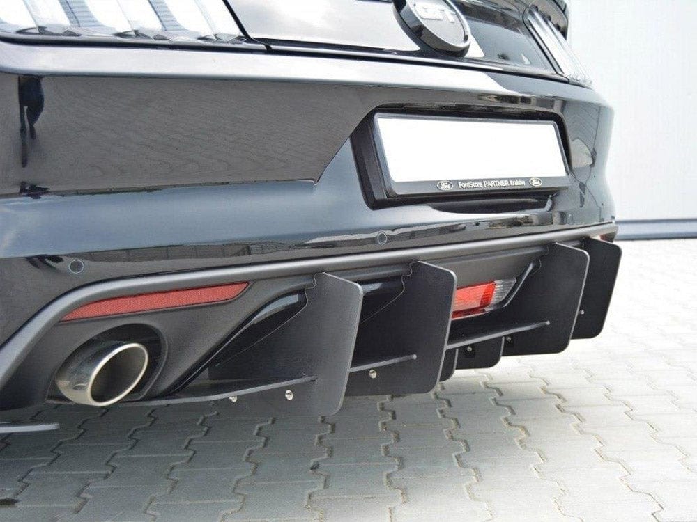 Maxton Design Ford Mustang MK6 GT - Rear Diffuser 2014-17 Maxton Design SR