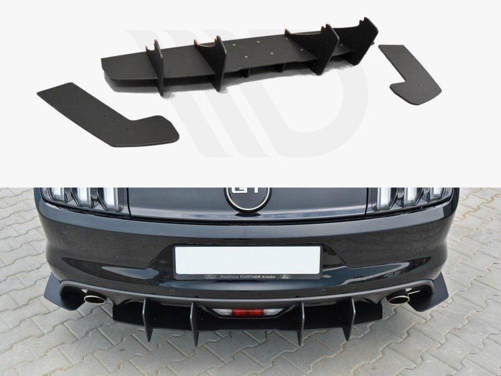 Maxton Design Ford Mustang MK6 GT - Rear Diffuser 2014-17 Maxton Design SR