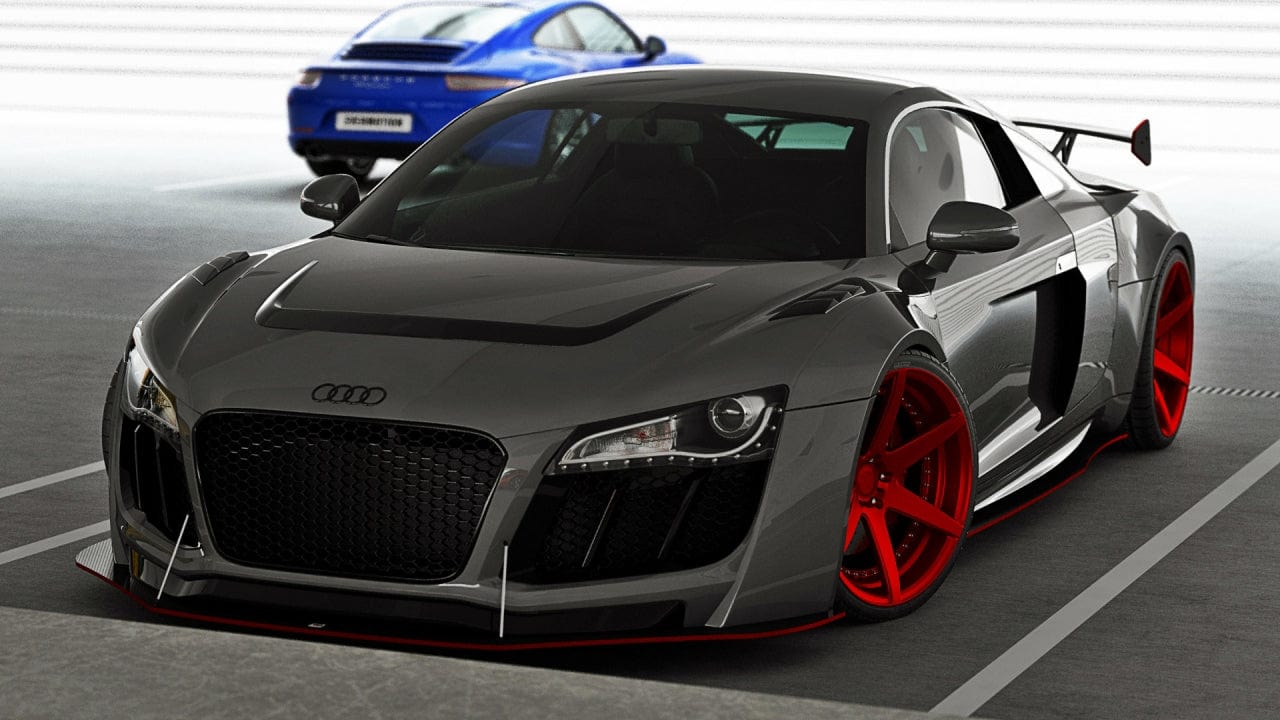 Maxton Design Front Bumper Audi R8 2006-2015 Maxton Design SR