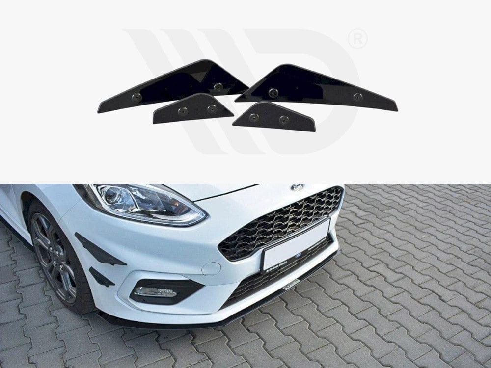 Maxton Design Front Bumper Wings (Canards) Ford Fiesta MK8 ST / St-line Maxton Design SR