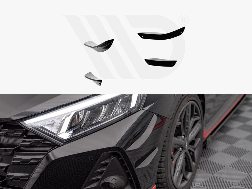 Maxton Design Front Bumper Wings (Canards) Hyundai I20 N MK3 2020- Maxton Design SR