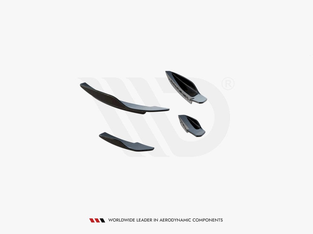 Maxton Design Front Bumper Wings (Canards) V.2 Ford Fiesta MK8 ST / St-line Maxton Design SR