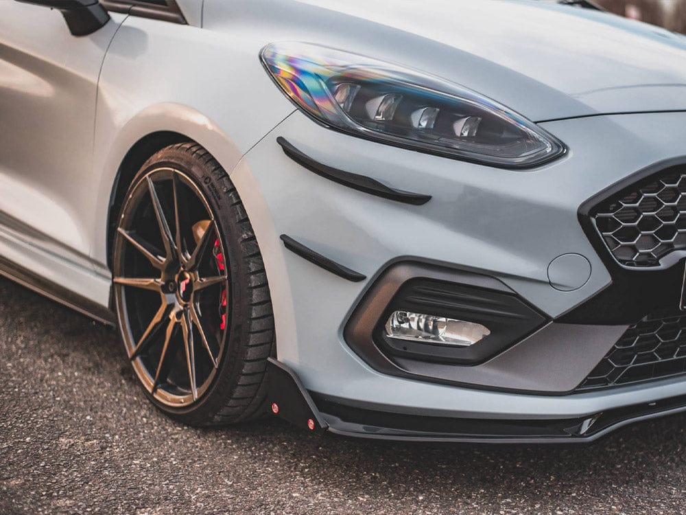 Maxton Design Front Bumper Wings (Canards) V.3 Ford Fiesta MK8 ST / St-line 2017- Maxton Design SR
