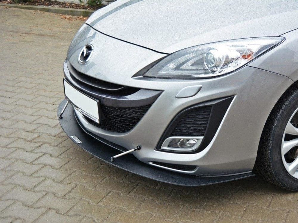 Maxton Design Front Racing Splitter Mazda 3 MK2 Sport (Preface) Maxton Design SR