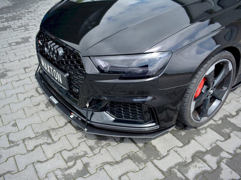 Maxton Design Front Racing Splitter V.1 Audi RS3 8V Facelift Sportback 2017-20 Maxton Design SR
