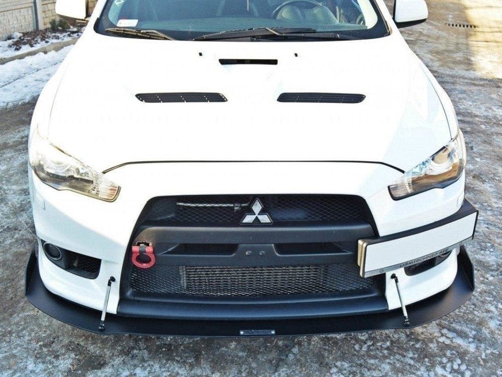 Maxton Design Front Racing Splitter V.1 Mitsubishi Lancer EVO X 2007-2015 Maxton Design SR