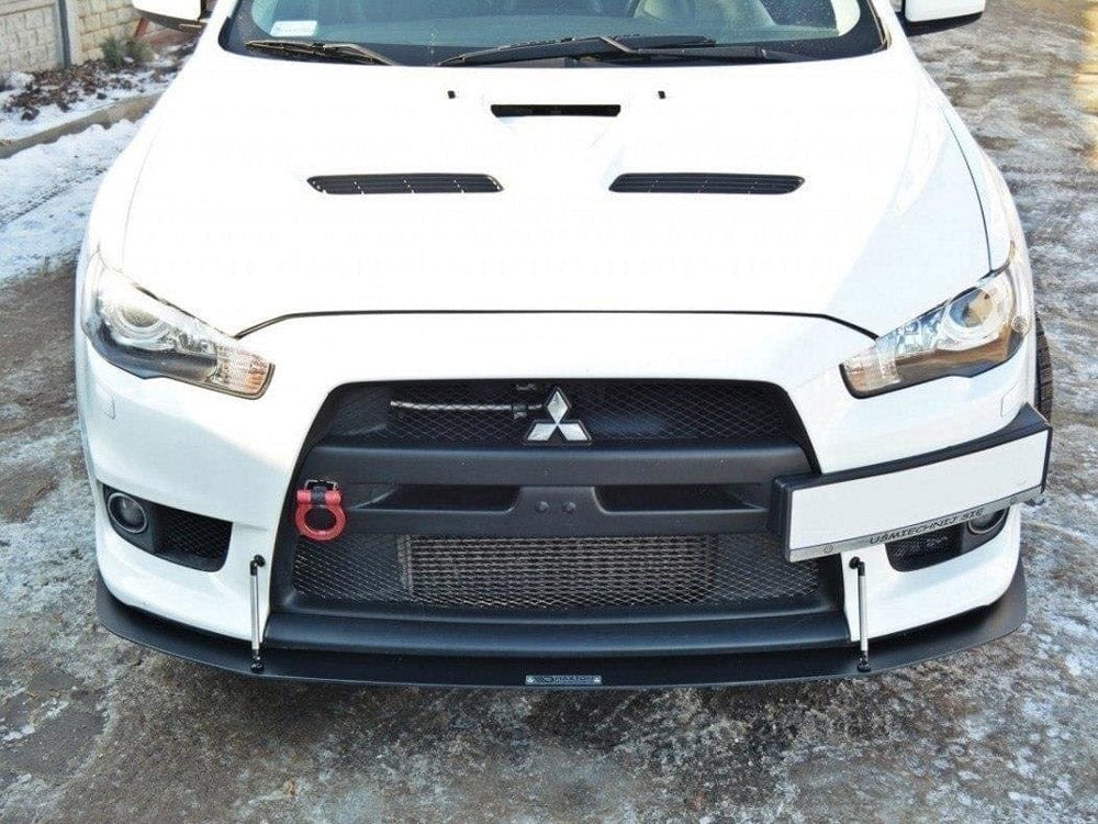 Maxton Design Front Racing Splitter V.2 Mitsubishi Lancer EVO X 2005-2017 Maxton Design SR