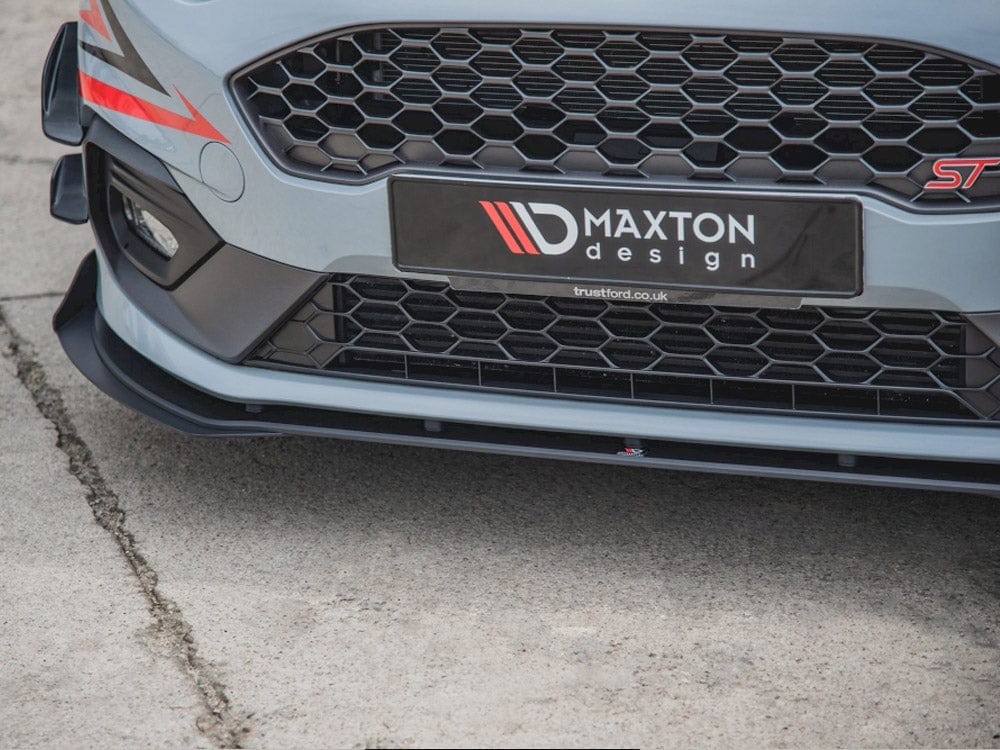 Maxton Design Front Splitter (+flaps) Ford Fiesta MK8 ST/ ST Line 2017- Maxton Design SR