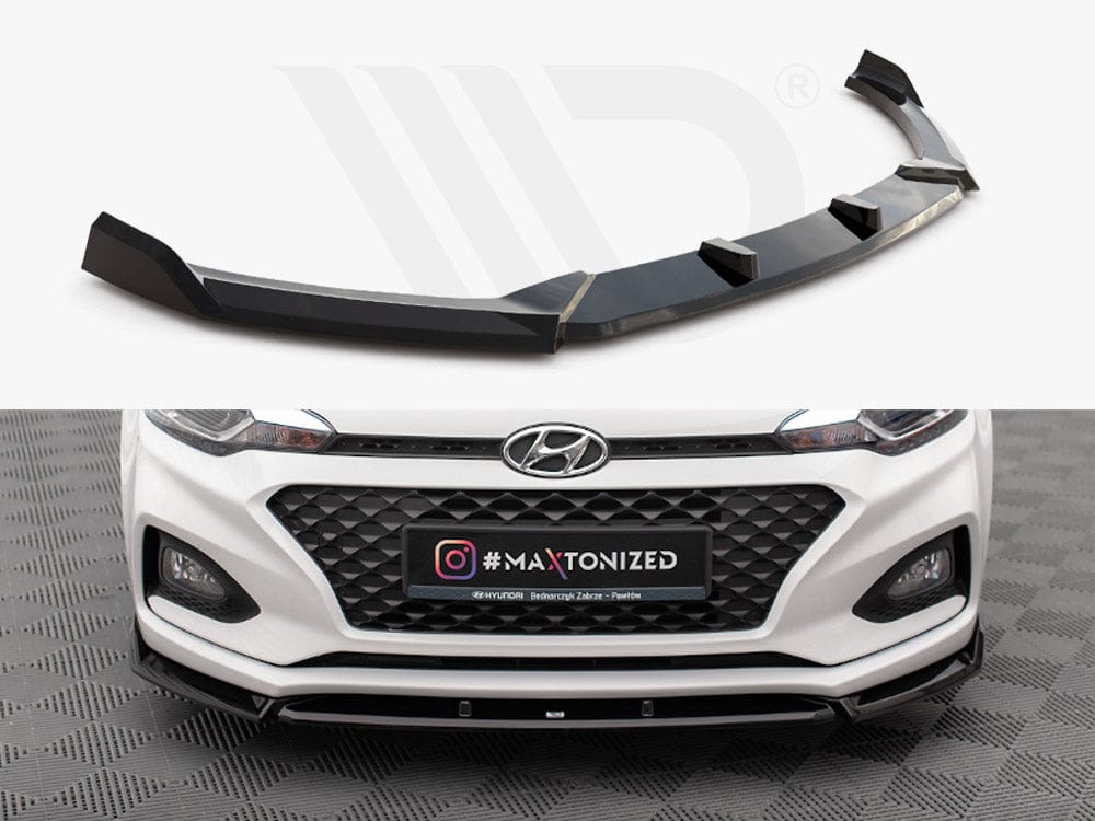 Maxton Design Front Splitter Front Splitter V.2 Hyundai I20 Mk2 Facelift Maxton Design SR