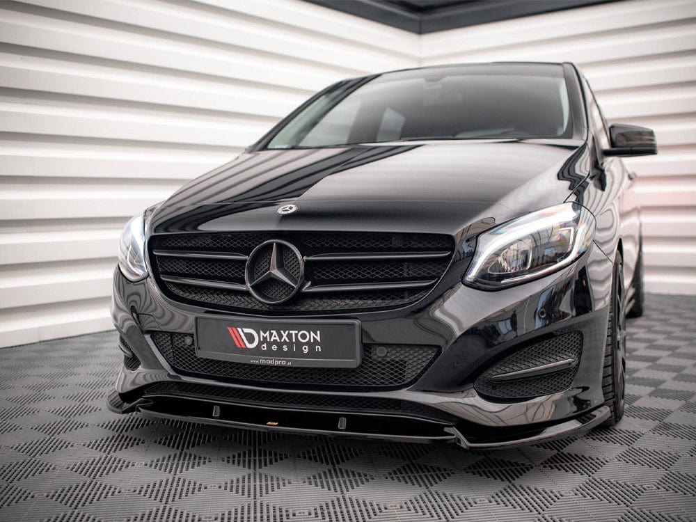 Maxton Design Front Splitter Mercedes B W246 Facelift Maxton Design SR