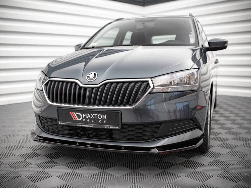 Maxton Design Front Splitter Skoda Fabia MK3 Facelift 2019- Maxton Design SR