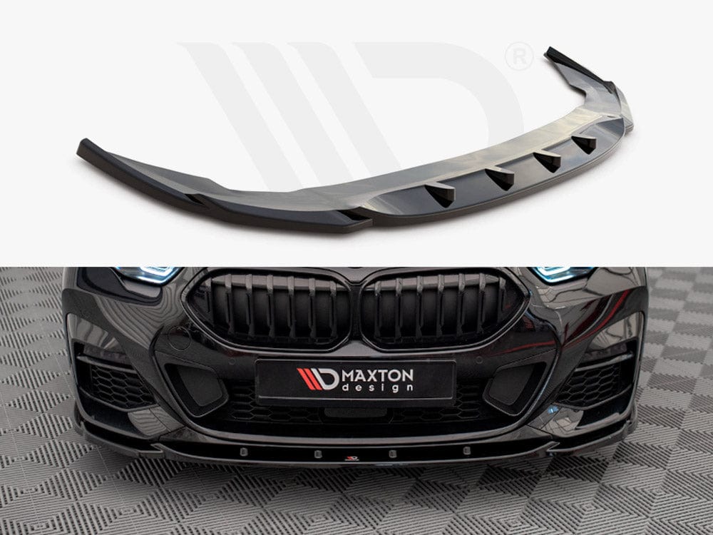Maxton Design Front Splitter V.1 Bmw 2 GRAN Coupe M-pack / M235I F44 2019- Maxton Design SR